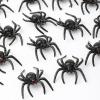 imageMr Pen Halloween Plastic Spiders  Black 30 pcs Small Fake Spiders for Decorations