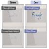 imageMr Pen Magnetic Dry Erase Board  15quotx11quot 3 Dry Eraser Markers Clear Acrylic Board for Fridge