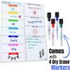 imageMr Pen Magnetic Dry Erase Weekly Calendar for Fridge 147 x 118 Weekly Dry Erase Board Weekly Whiteboard Magnetic Weekly Calendar for Fridge Weekly Planner White Board