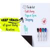 imageMr Pen Magnetic Dry Erase Whiteboard Sheet 17quot x 1125quot Magnetic Dry Erase Board Sheet with a Set of 4 Markers Magnetic Dry Erase Board for Fridge Dry Erase Board Magnetic Magnetic Whiteboard
