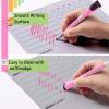 imageMr Pen Magnetic Dry Eraser Chore Board for Multiple Kids 2 Pack with 6 Eraser Cap Markers Refrigerator Magnetic Chore ChartSilver