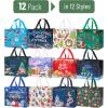 imageMr Pen Reusable Christmas ampamp Xmas Gift Bags  12 Styles ampamp Handles Holiday Totes