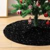 imageMr Pen Small Christmas Tree Skirt 24 inch Black Sequin Christmas Tree Skirt Black Christmas Skirt Tree Xmas Tree Skirt Mini Tree Skirt Mini Christmas Tree Skirt Small 24 inch Tree Skirt