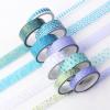 imageMr Pen Washi Tape Set 15 Rolls 5 YardsRoll Ocean Breez Design Gold Foil Washi Tape for Journaling 6 x 15mm 6 x 10mm ampamp 3 x 7mm WideOcean Breez