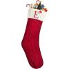 imageMr Pen Christmas Stockings 4 Pack 18quot Cream Stockings Christmas Stockings for Christmas Stocking Christmas Cream Knit Stockings Christmas Stocking Cream Christmas StockingsRed and Cream With E