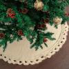 imageMr Pen Christmas Tree Skirt 24 inches Cream Knitted Christmas Skirt Tree Xmas Tree Skirt Christmas Skirts for Xmas Trees Skirt for Christmas Tree Small Tree Skirt Small 24 Inch Tree Skirt