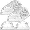 imageMr Pen Clear Protractor 4 Inch 24 Pack Clear Plastic Small Protractor School24 Pcs