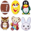 imageMr Pen Cute Dry Erase Erasers 6 Pack Animal Shaped Whiteboard Erasers Magnetic Eraser for DryErase Boards Magnetic Dry Erase Eraser Dry Erase Eraser Magnetic Eraser for Dry Erase Board