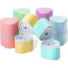 imageMr Pen Handheld Pencil Sharpener for Colored Pencils 6 Pack 3 Holes with Different Sizes Large Waste Box Pastel Garden Barrels Colored Pencil Sharpeners Manual
