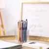 imageMr Pen Bible Journaling Pens 6 Pack 05 mm Black Ink Retractable Gel Pens for Journaling Vintage Barrel with Silver Cross Clip Smooth Writing Aesthetic Pens for Women