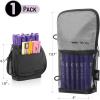 imageMr Pen Cute Pencil Case Pouch Sit ampamp Lay MeshView Design Black ampamp Gray Interior Pocket ampamp 2 Elastic Binder Loops Standing Pencil Case for Girls and Boys