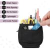 imageMr Pen Cute Pencil Case Pouch Sit ampamp Lay MeshView Design Black ampamp Gray Interior Pocket ampamp 2 Elastic Binder Loops Standing Pencil Case for Girls and Boys
