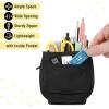 imageMr Pen Cute Pencil Case Pouch Sit ampamp Lay MeshView Design Black ampamp Yellow Interior Pocket ampamp 2 Elastic Binder Loops Standing Pencil Case for Girls and Boys