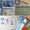 imageMr Pen Dark Blue Masking Tape 06 Inch Wide 3 Rolls 50 MetersRoll Dark Blue Painters TapeDark Blue