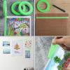 imageMr Pen Dark Blue Masking Tape 06 Inch Wide 3 Rolls 50 MetersRoll Dark Blue Painters TapeLight Green