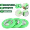 imageMr Pen Dark Blue Masking Tape 06 Inch Wide 3 Rolls 50 MetersRoll Dark Blue Painters TapeLight Green
