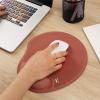 imageMr Pen Ergonomic Mouse Pad with Wrist Rest Light Gray Breathable Fabric with Memory Foam Cushion NonSlip Rubber Base Gel Mouse Pad with Wrist SupportBrown