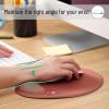 imageMr Pen Ergonomic Mouse Pad with Wrist Rest Light Gray Breathable Fabric with Memory Foam Cushion NonSlip Rubber Base Gel Mouse Pad with Wrist SupportBrown
