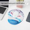 imageMr Pen Ergonomic Mouse Pad with Wrist Rest Light Gray Breathable Fabric with Memory Foam Cushion NonSlip Rubber Base Gel Mouse Pad with Wrist SupportGlacial Blue Marble