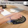 imageMr Pen Ergonomic Mouse Pad with Wrist Rest Light Gray Breathable Fabric with Memory Foam Cushion NonSlip Rubber Base Gel Mouse Pad with Wrist SupportGolden Tree