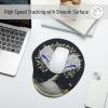 imageMr Pen Ergonomic Mouse Pad with Wrist Rest Light Gray Breathable Fabric with Memory Foam Cushion NonSlip Rubber Base Gel Mouse Pad with Wrist SupportGolden Tree