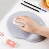 imageMr Pen Ergonomic Mouse Pad with Wrist Rest Light Gray Breathable Fabric with Memory Foam Cushion NonSlip Rubber Base Gel Mouse Pad with Wrist SupportLight Gray