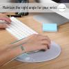 imageMr Pen Ergonomic Mouse Pad with Wrist Rest Light Gray Breathable Fabric with Memory Foam Cushion NonSlip Rubber Base Gel Mouse Pad with Wrist SupportLight Gray