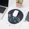 imageMr Pen Ergonomic Mouse Pad with Wrist Rest Light Gray Breathable Fabric with Memory Foam Cushion NonSlip Rubber Base Gel Mouse Pad with Wrist SupportMidnight Bloom