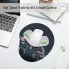 imageMr Pen Ergonomic Mouse Pad with Wrist Rest Light Gray Breathable Fabric with Memory Foam Cushion NonSlip Rubber Base Gel Mouse Pad with Wrist SupportMidnight Bloom