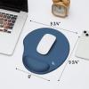 imageMr Pen Ergonomic Mouse Pad with Wrist Rest Light Gray Breathable Fabric with Memory Foam Cushion NonSlip Rubber Base Gel Mouse Pad with Wrist SupportNavy Blue