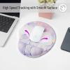 imageMr Pen Ergonomic Mouse Pad with Wrist Rest Light Gray Breathable Fabric with Memory Foam Cushion NonSlip Rubber Base Gel Mouse Pad with Wrist SupportPink Marble Luxe