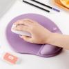 imageMr Pen Ergonomic Mouse Pad with Wrist Rest Light Gray Breathable Fabric with Memory Foam Cushion NonSlip Rubber Base Gel Mouse Pad with Wrist SupportPurple