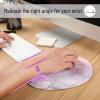 imageMr Pen Ergonomic Mouse Pad with Wrist Rest Light Gray Breathable Fabric with Memory Foam Cushion NonSlip Rubber Base Gel Mouse Pad with Wrist SupportPink Marble Luxe