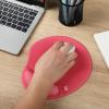 imageMr Pen Ergonomic Mouse Pad with Wrist Rest Light Gray Breathable Fabric with Memory Foam Cushion NonSlip Rubber Base Gel Mouse Pad with Wrist SupportRed