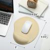 imageMr Pen Ergonomic Mouse Pad with Wrist Rest Light Gray Breathable Fabric with Memory Foam Cushion NonSlip Rubber Base Gel Mouse Pad with Wrist SupportYellow