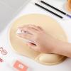 imageMr Pen Ergonomic Mouse Pad with Wrist Rest Light Gray Breathable Fabric with Memory Foam Cushion NonSlip Rubber Base Gel Mouse Pad with Wrist SupportYellow