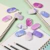 imageMr Pen Marble Pencil Erasers 12 Pack 1quot x 2quot Purple Twilight Colors No Smudge Mr Pen Erasers for Pencils
