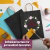imageMr Pen Paper Gift Bags with Handles 32 Pack 76quot x 47quot x 106quot Black Medium Size Craft Paper Bags with Handles Bulk Party Favor Bag