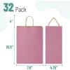 imageMr Pen Paper Gift Bags with Handles 32 Pack 76quot x 47quot x 106quot Light Pink Medium Size Craft Paper Bags with Handles Bulk Party Favor Bag