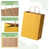 imageMr Pen Paper Gift Bags with Handles 32 Pack 76quot x 47quot x 106quot Yellow Medium Size Craft Paper Bags with Handles Bulk Party Favor Bag