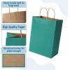 imageMr Pen Paper Gift Bags with Handles 60 Pack 76quot x 47quot x 106quot Green Medium Size Craft Paper Bags with Handles Bulk Party Favor Bag