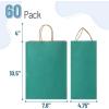 imageMr Pen Paper Gift Bags with Handles 60 Pack 76quot x 47quot x 106quot Green Medium Size Craft Paper Bags with Handles Bulk Party Favor Bag