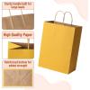 imageMr Pen Paper Gift Bags with Handles 60 Pack 76quot x 47quot x 106quot Yellow Medium Size Craft Paper Bags with Handles Bulk Party Favor Bag