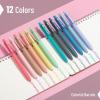 imageMr Pen Retractable Cute Gel Pens for Journaling 12 Pack Assorted Color 07 mm Pastel Barrels Smooth Writing Aesthetic Pens for Women