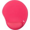 imageMr Pen Ergonomic Mouse Pad with Wrist Rest Light Gray Breathable Fabric with Memory Foam Cushion NonSlip Rubber Base Gel Mouse Pad with Wrist SupportRed