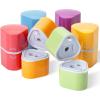 imageMr Pen Handheld Pencil Sharpener for Colored Pencils 6 Pack 3 Holes with Different Sizes Large Waste Box Soft Pastel Barrels Colored Pencil Sharpeners ManualRetro Colors