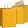 imageMr Pen Paper Gift Bags with Handles 32 Pack 76quot x 47quot x 106quot Yellow Medium Size Craft Paper Bags with Handles Bulk Party Favor Bag