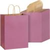 imageMr Pen Paper Gift Bags with Handles 60 Pack 76quot x 47quot x 106quot Light Pink Medium Size Craft Paper Bags with Handles Bulk Party Favor Bags