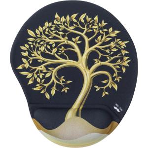 imageMr Pen Ergonomic Mouse Pad with Wrist Rest Light Gray Breathable Fabric with Memory Foam Cushion NonSlip Rubber Base Gel Mouse Pad with Wrist SupportGolden Tree