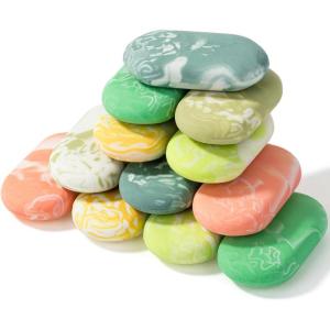 imageMr Pen Marble Pencil Erasers 12 Pack 1quot x 2quot Tropical Breeze Colors No Smudge Mr Pen Erasers for Pencils